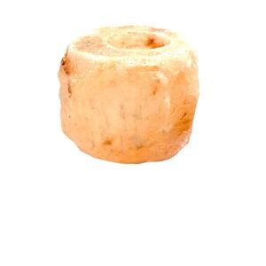 Spirit of Equinox Himalayan Salt Tealight Candle Holder Natural Pink Crystal